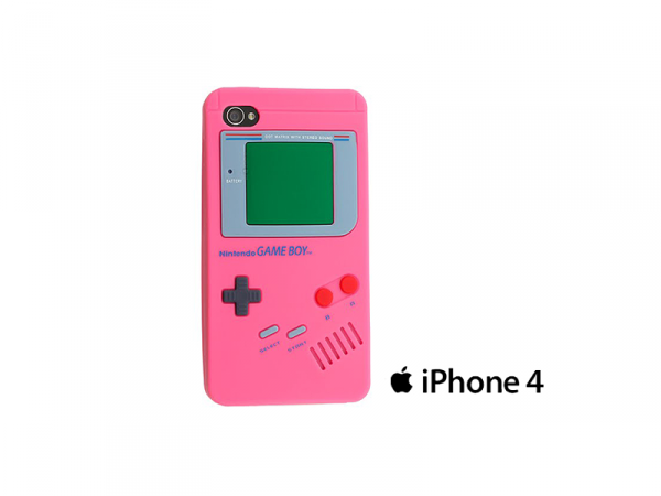 Capa Gameboy iPhone 4 - Rosa