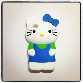 Case Hello Kitty Lacinho Azul - iPhone 4/4s