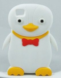 Capa 3D Pinguim Dino para iPhone 4 e iPhone 4s