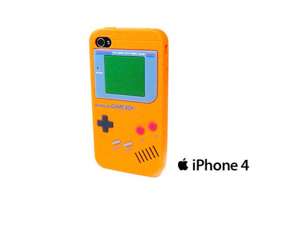 Capa Gameboy iPhone 4 - Laranja